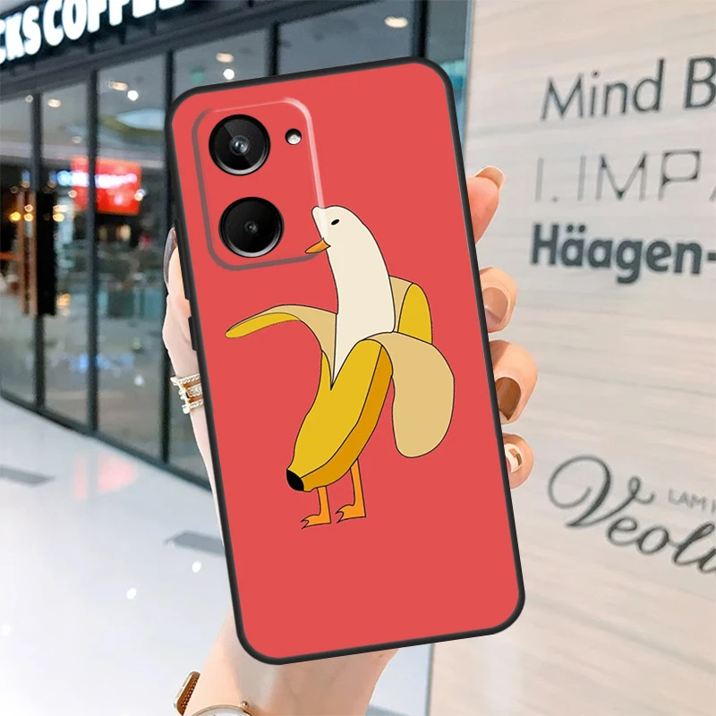 الميمات الكرتون مضحك الموز الحال بالنسبة Realme 15 برو 14 13 11 12 برو زائد GT7 GT6 C55 C51 C53 C35 C33 C61 C65 C67 C71 C75