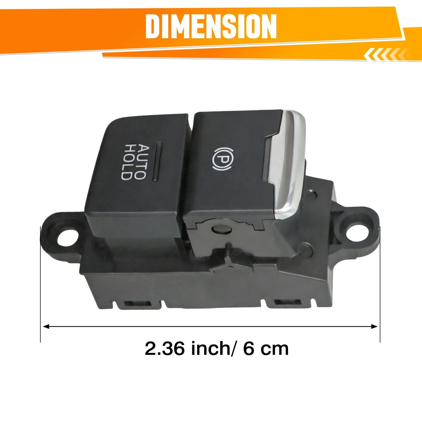 KD2W-66-EP0 KD2W66EP0A Car Electronic Handbrake Parking Brake  Switch Auto Hold Control Button For Mazda CX-5 2017-2021 LHD