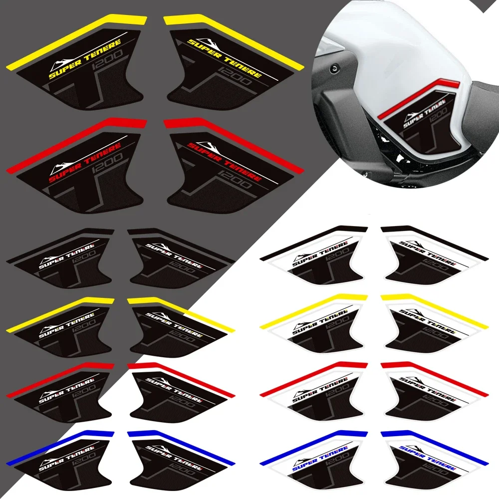 3D Stickers Decals Tank Pad For Yamaha Super Tenere XT1200X XT1200ZE XT 1200 Z ZE ES XTZ XTZ1200E Gas Fuel Oil Kit Knee Fish