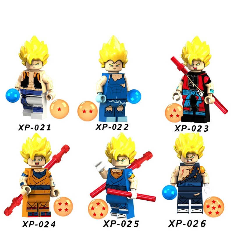 Dragon Ball Super Mini Figure Set of 8 Wukong Characters Collectible Toys Mini Action Toy Figures Model Assemble Children Gift