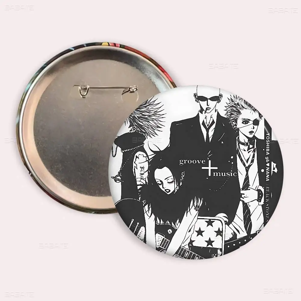 أنيمي N-نانا شارات الإبداعية صفيح لينة زر دبابيس الحيوان أيقونة بروش التلبيب على ظهره شارة الملحقات دبوس