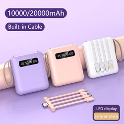200000mAh Mini Power Bank Portable Charger Mirror Screen LED Digital Powerbank External Battery for iPhone Xiaomi Huawei Samsung