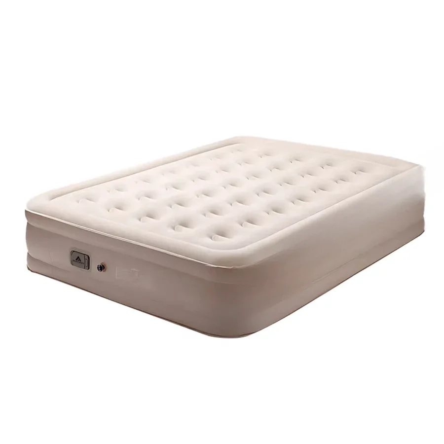 

Built in Electric Pump One Click Inflation Airbed Comfortable Skin friendly PVC Flocking Surface Inflatable Mattress