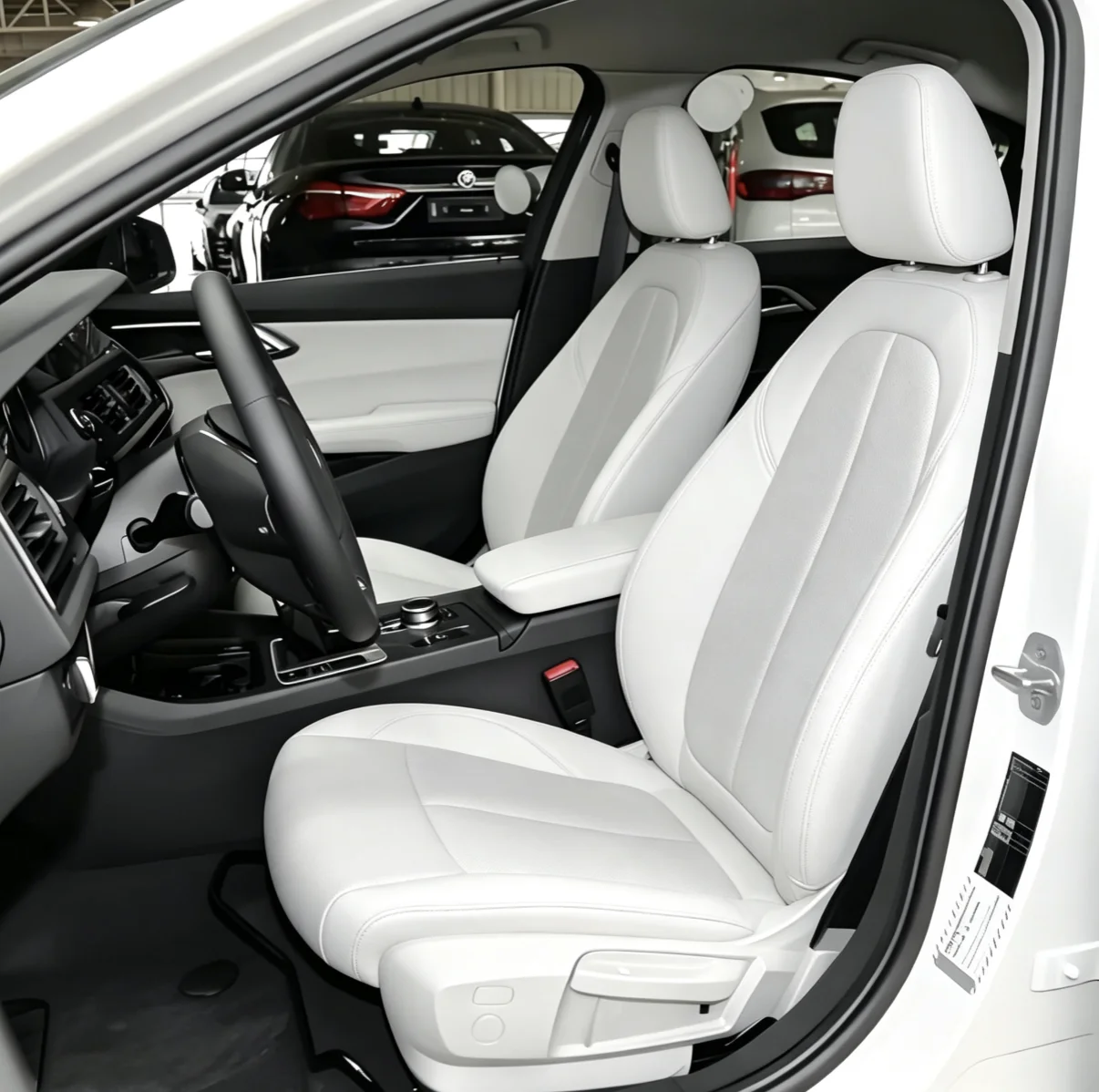 Für BMW F40 2019~2023 Maßgefertigte Autositzbezüge Luxuriöses Nappaleder 100% Passgenau Innenraumzubehör 360 ° Vollständige Abdeckung – Detail 8