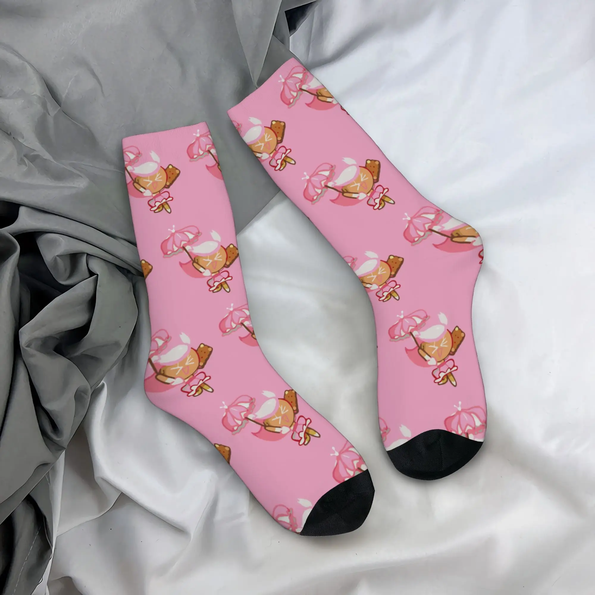 Gingerbrave Cookie Run Kingdom  Socks for Women Men Merchandise All Season  Comfortable Crew Socks Sweat Absorbing