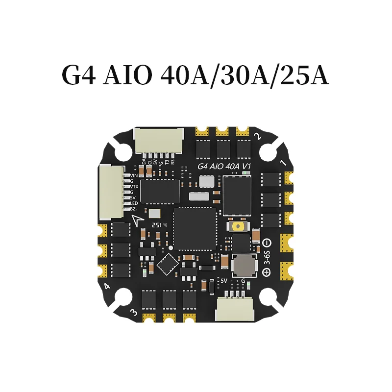 

Aoocda-RC G4 AIO 40A/30A/25A 3-6S BLHeli_S/Bluejay FC&ESC for Racing Drone