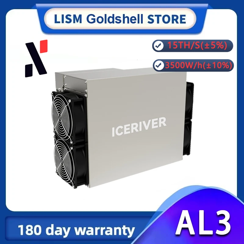 Baru IceRiver ALPH AL3 15/s 3500W alph AL3 Alephium Miner ALPH Miner ALPH AL3 15 Asic Miner