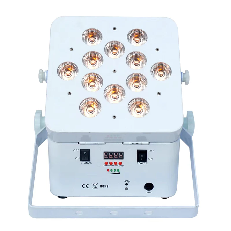 

AOPU 6In1RGBW+UV 180W Wireless LED Par Light Battery Light for Wedding Party With Extra Large Battery Capacity