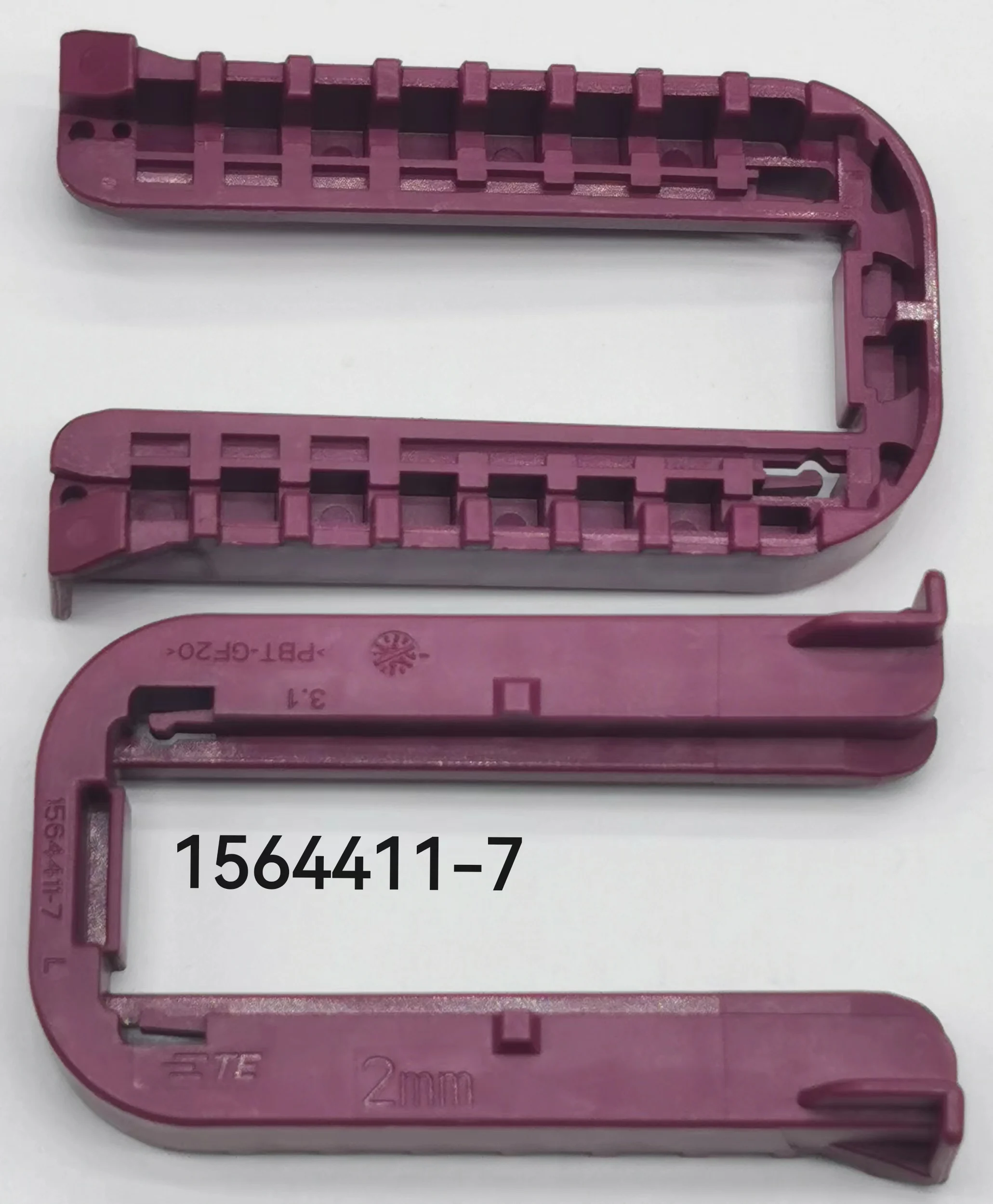 

Original connector 1564411-7 TE SLIDE, TAB HSG GROUP E installation clamp purple