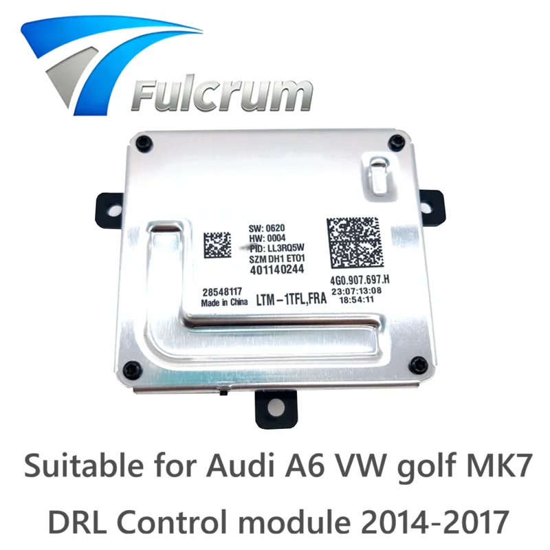 Suitable for Audi A6 VW GOLF MK7 DRL Control module  2014-2017 Pre-coded ed Headlight Module 4G0.907.697.H 4G0907697H