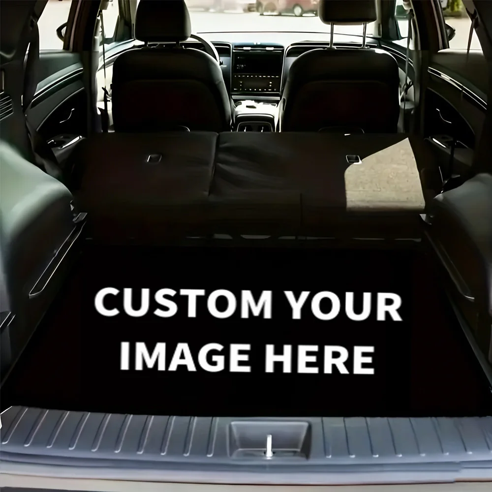 1pc Custom Car Interior Car Trunk Mat, Personalized with Your Image - for Most Vehicle Models. Perfect As a Unique Birthday Gift