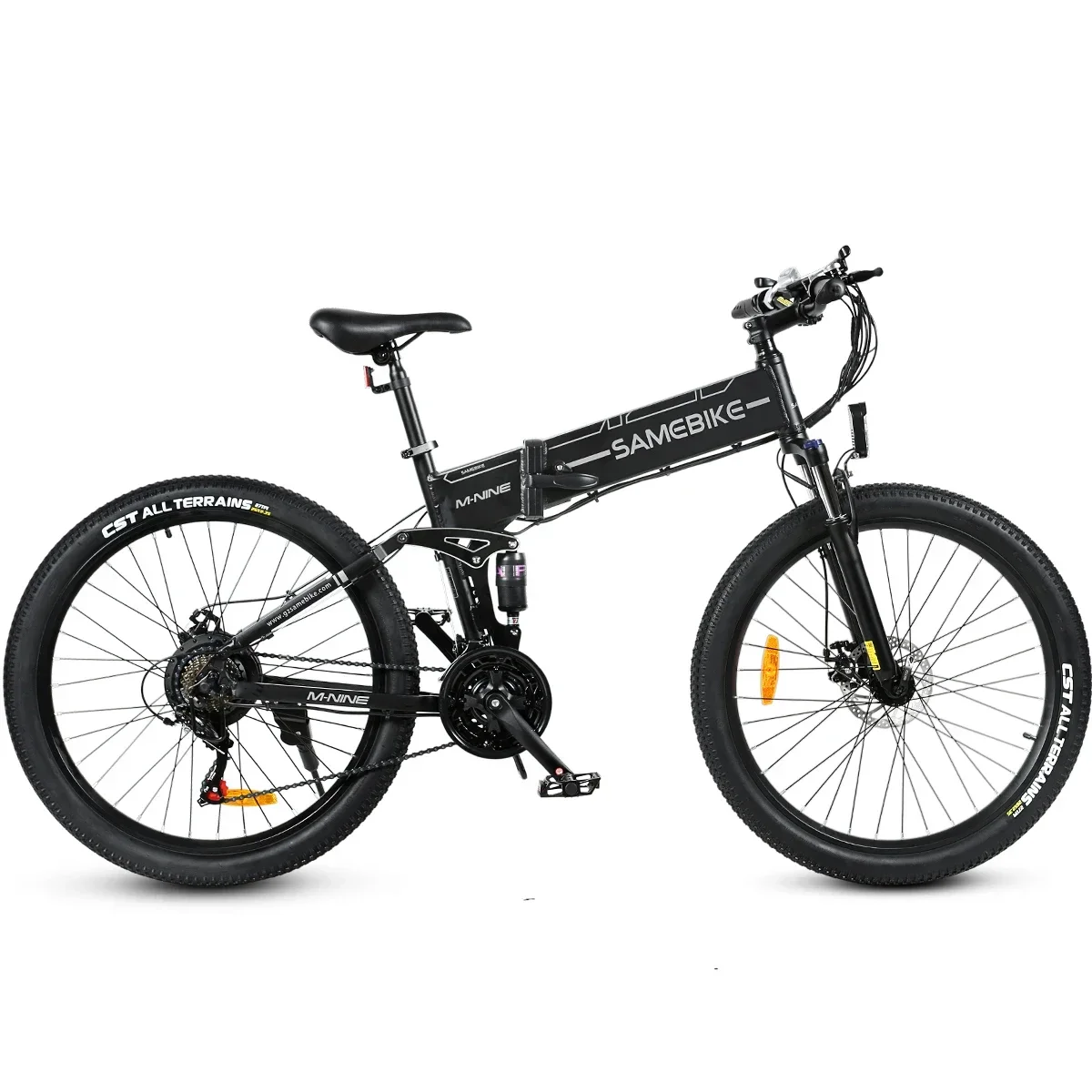 NEW SAMEBIKE LO26-II-FT-YD Spoke Wheel 900W 48V14Ah Folding 21-speed Off-road Lithium Battery E-Bike Mountain Electric Bicycle