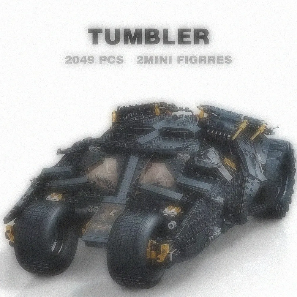 2049PCS NEW City Chase Vehicle Building Blocks, Classical Black Combat Car Model Birthday Gift for Adult Friends