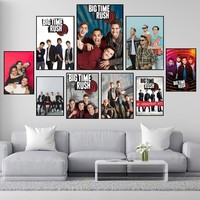 Band Big Time Rush BTR Poster Prints Wall Painting Bedroom Living Room Decoration Office Small