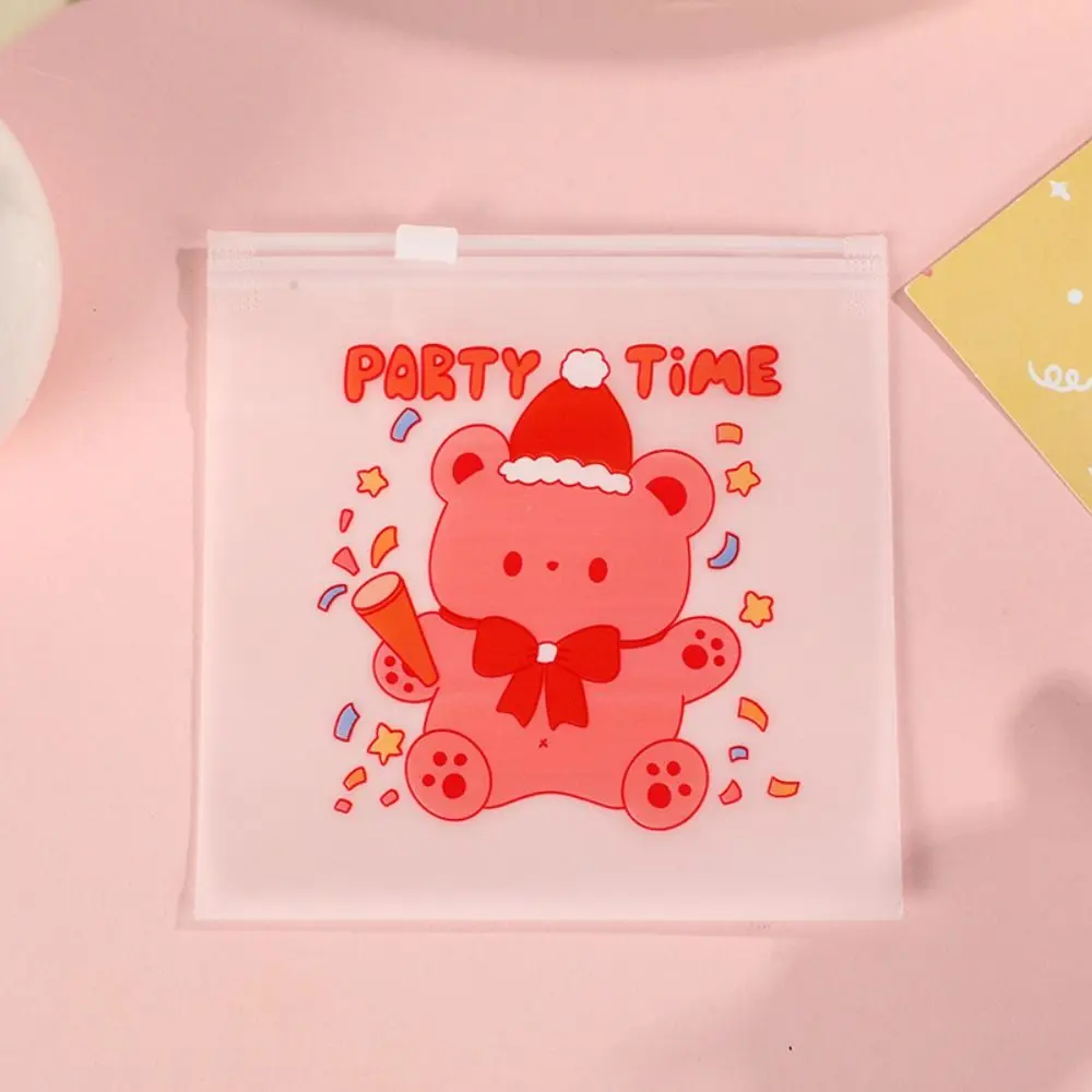 INS Waterproof Zipper Bag Transparent Plastic Storage Bag Large-Capacity Sealing Bag Student