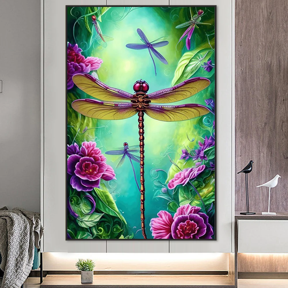 

Premium DIY Diamond Painting Set 5D Square Rhinestones Large Canvas for Home Decor Classroom Art Gift