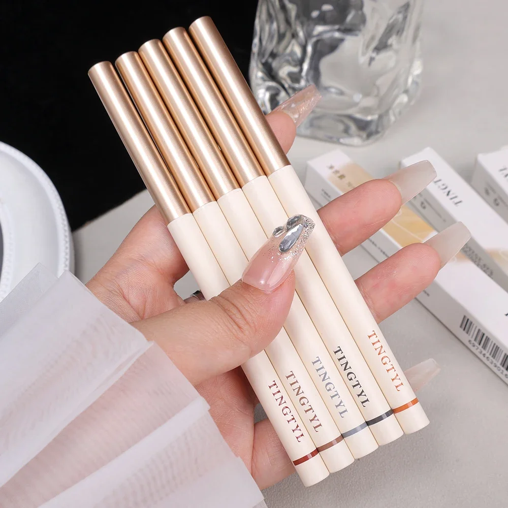 White Black Eyeliner Makeup Lasting Smooth Easy To Wear Eyes Brightener Waterproof Colorful Eyes Liner Pencils Eye Makeup Tools