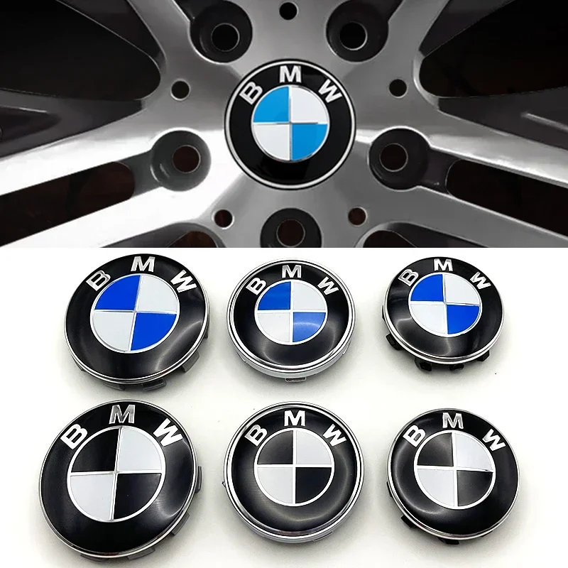 4pcs 56mm60mm68mm Car Wheel Center Hup Caps Wheel Cover For BMW E36 E39 E46 E60 E90 E90 F01 F10 F30 G01G20 G21 G30 G11 F15 X5 X3