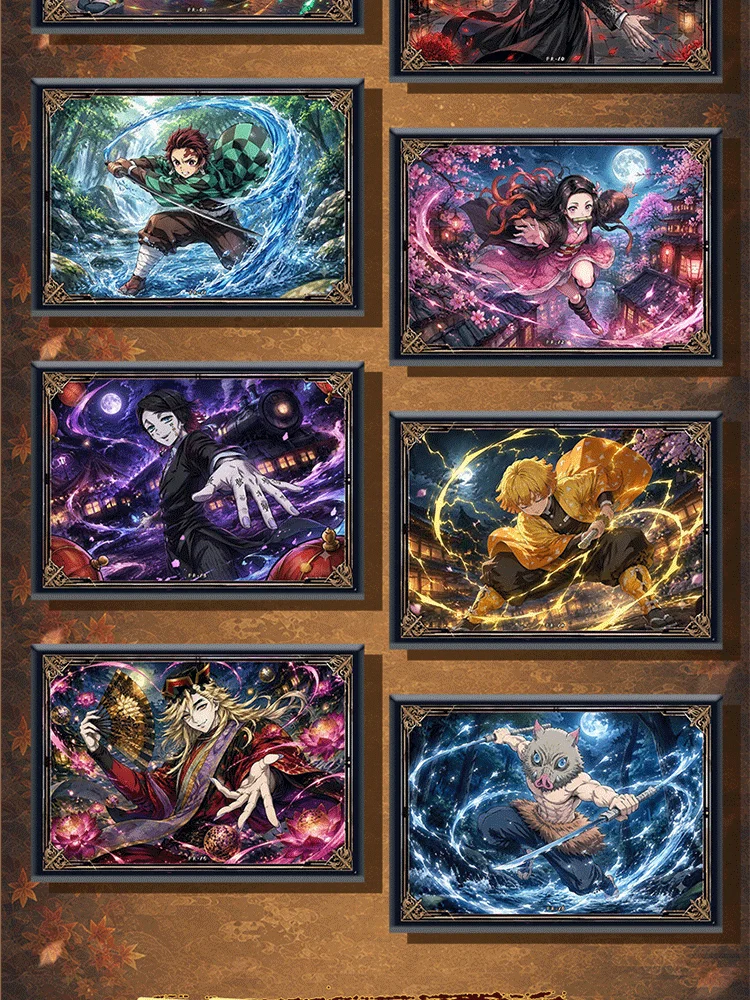 Wholesale Demon Slayer Cards Kimetsu No Yaiba Collectible Cards Full Case Anime TCG Trading Cards SSP SSR Rare Foil Cards