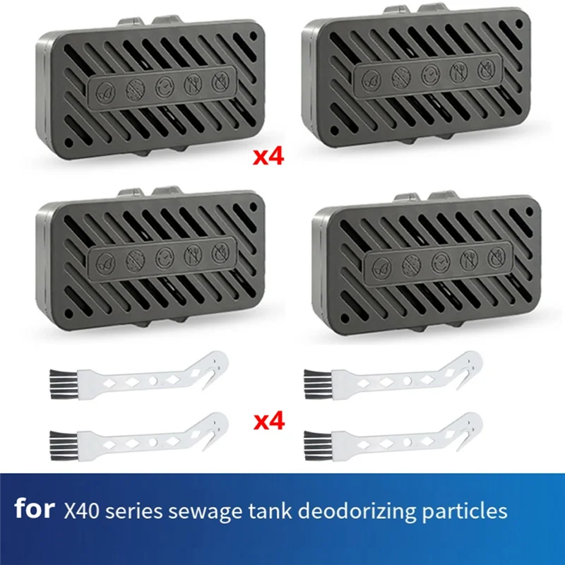 B99A-Silver Accessori per la sterilizzazione Spazzola per Dreimi X40pro X40/S30 Robot spazzanti Serbatoio delle acque reflue