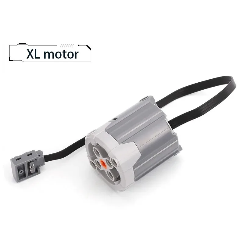 Elektrische motorset de auto Afstandsbediening Accubak Schakelaar met led-licht Power Functie MOC Bouwstenen Auto's Motorspeelgoed