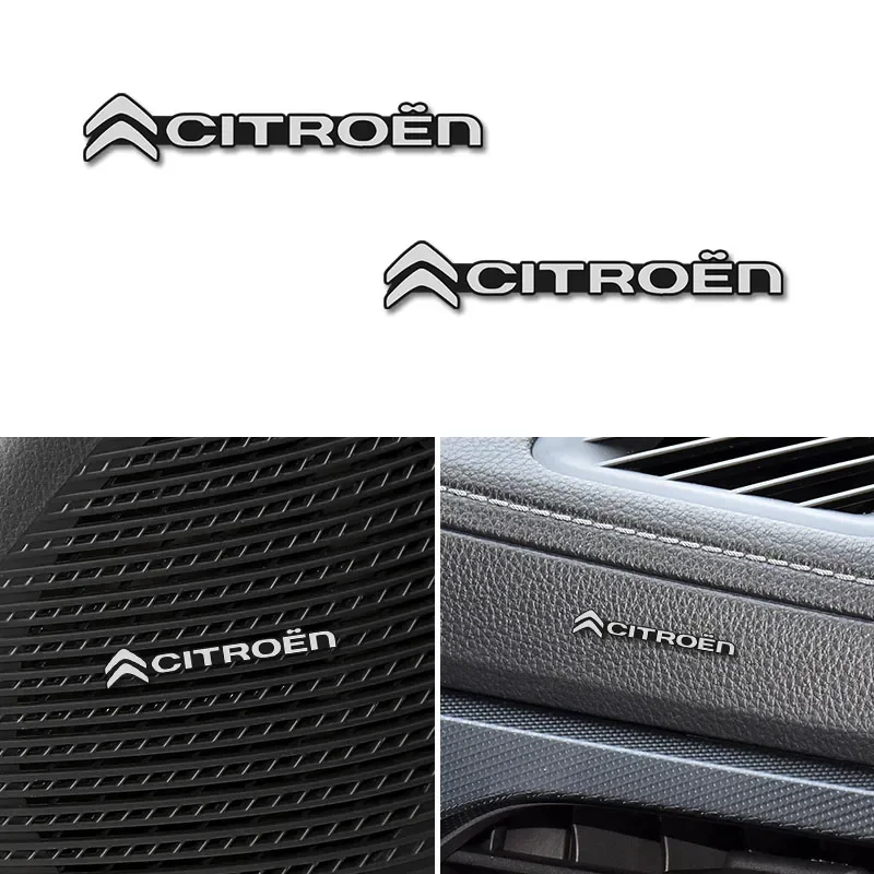 Car Stickers Citroen Car 3D Audio Stereo Speaker Badge Sticker Decal Accessories For Citroen C1 DS3 C2 C3 Vts C4 Saxo C4L C5 C6 - view 6