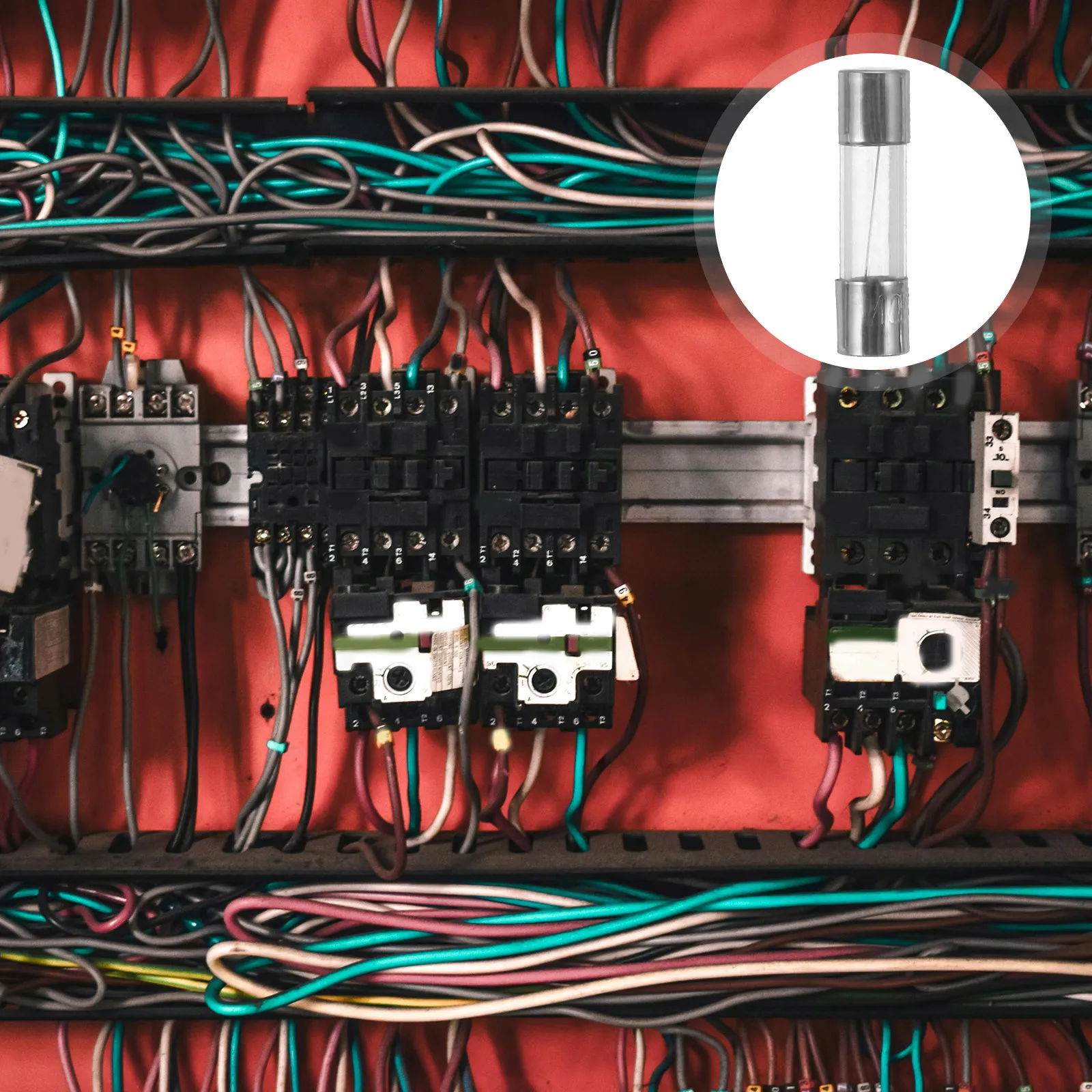 

100 шт. 5a 250 В стеклянный предохранитель, трубка, защита цепи, замена для рождественских огней, предохранитель 5 А для рождественских огней