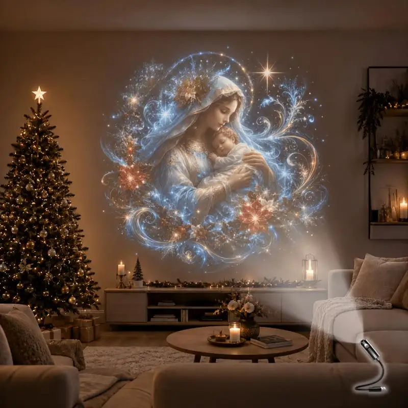 USB Planet Star Projector Light 10 Projection Patterns Flexible Gooseneck No Flicker Lamp for Home Theater Room Decor