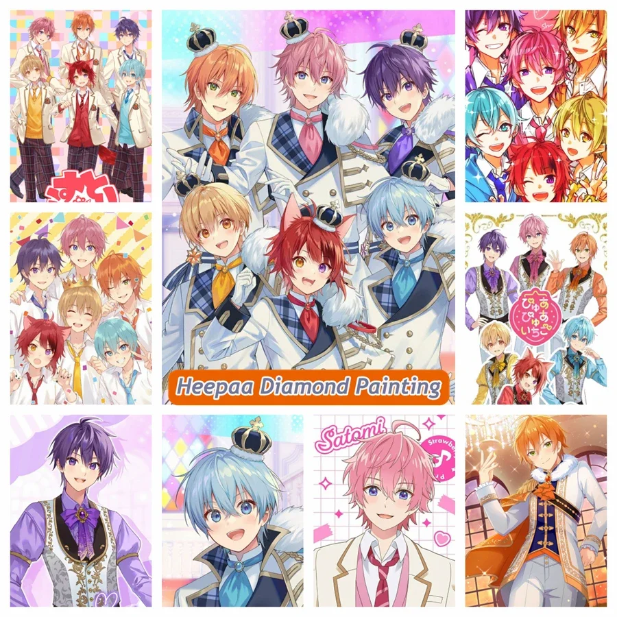 

Японский мультфильм алмазные наборы для рисования клубника принц фото искусство 5d Diy полные дрели мозаика вышивка крестиком домашний декор