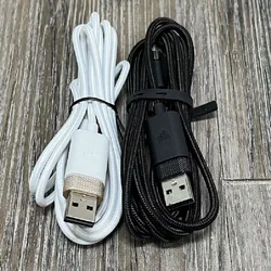 Original replacement USB Type-C charger data cable for Corsair HS80 RGB wirless SE XT VOID PRO headphones 1.8M