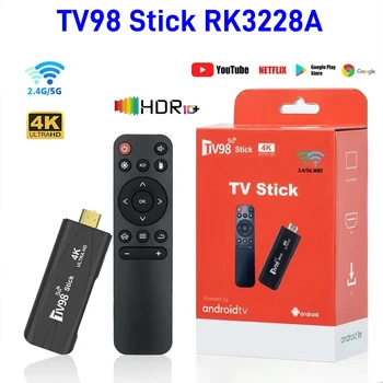 TV98 テレビスティック Android 12.1 4K HD 2G 16G TV ボックス 2.4G 5G デュアル Wifi スマート TV ボックス メディアプレーヤー TV レシーバー Andriod TV スティック