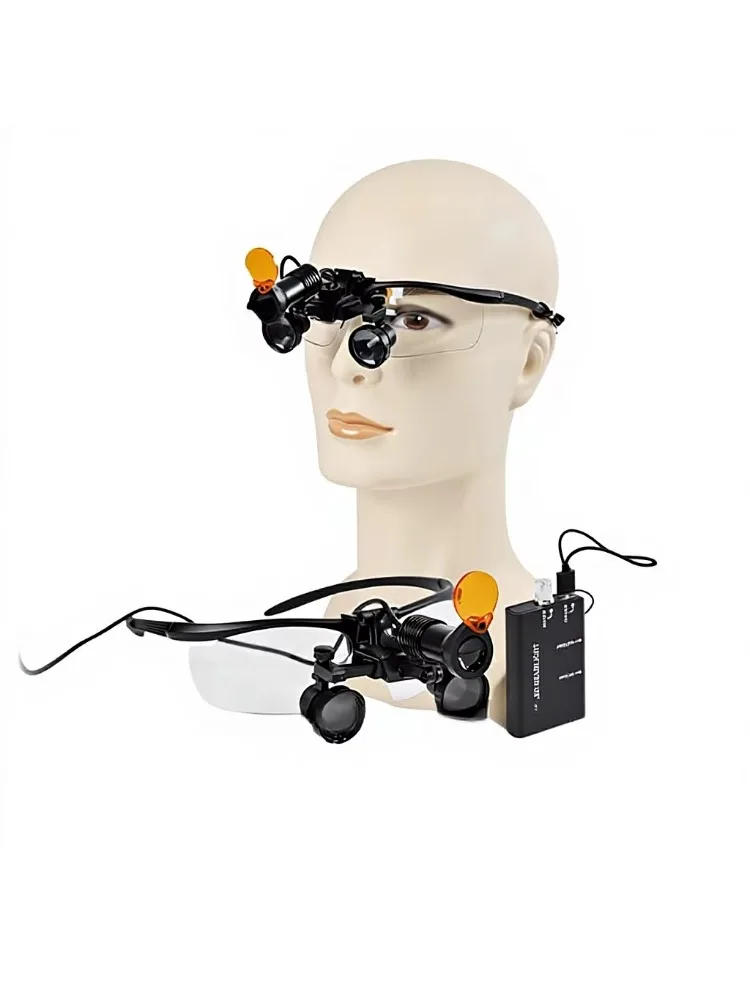 horyndent-dental-magnifying-glass-high-definition-medical-glasses-5w-light-strong-spotlight-ent-oral-instruments-model-m005