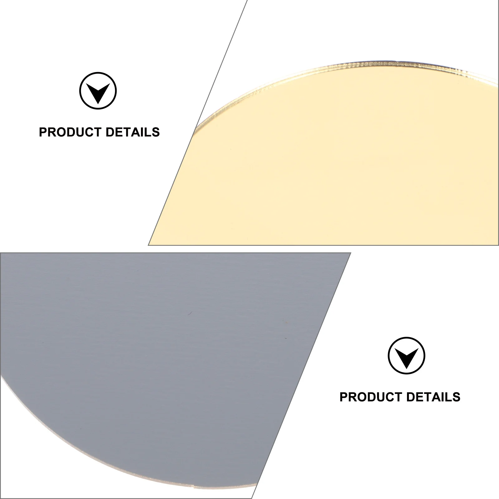 

Mirror Surface Acrylic Display Tray For Perfume Jewelry Aromatherapy Photography Props Reflective Tabletop Accessories 3D Effect