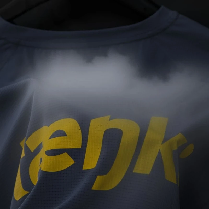 تي شيرت أنيق بأكمام طويلة للجنسين ماص للرطوبة في الهواء الطلق وقميص داخلي رياضي، قميص أساسي بأكمام طويلة سريع الجفاف في الهواء الطلق #3