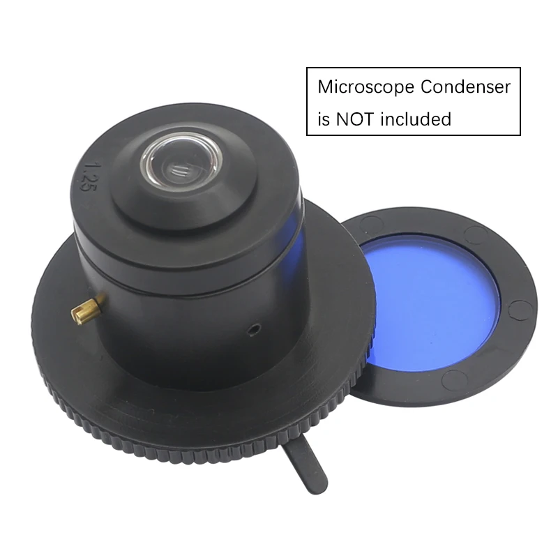 Microscope Blue Color Filter Diameter 32 mm 35 mm 42 mm 45 mm Transparent Blue Glass for Biological Microscope Accessories Part