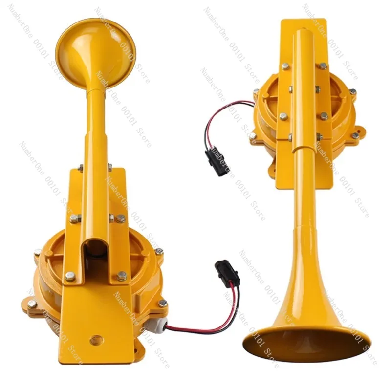 

Train Horn, 12V/24V Super Loud Electric Horn for Trucks, Ships, Large Vehicles, and Buses