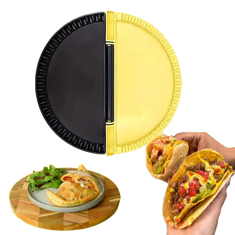 

1 PCS Burrito Press Stovetop Double Toast Sandwich Baking Mold Tortilla Sealer Making Pastry Pie Dough Presser Kitchen Utensils