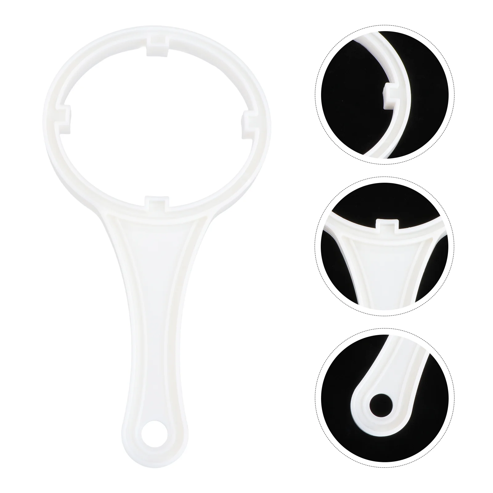 1pc Plastic 10 Inch Filter Housing Wrench Spanner for Water Purifier (White) Filter Wrench RO Wrench RO Wrench for Water