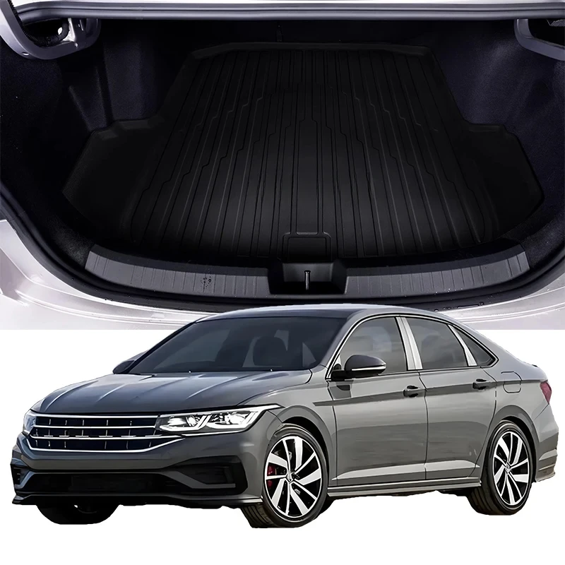 

Upgrade TPE Car Rear Trunk Mats Storage Pads Cargo Tray Dustproof Waterproof Protecion Cushion For Volkswagen Jetta 2006-2024