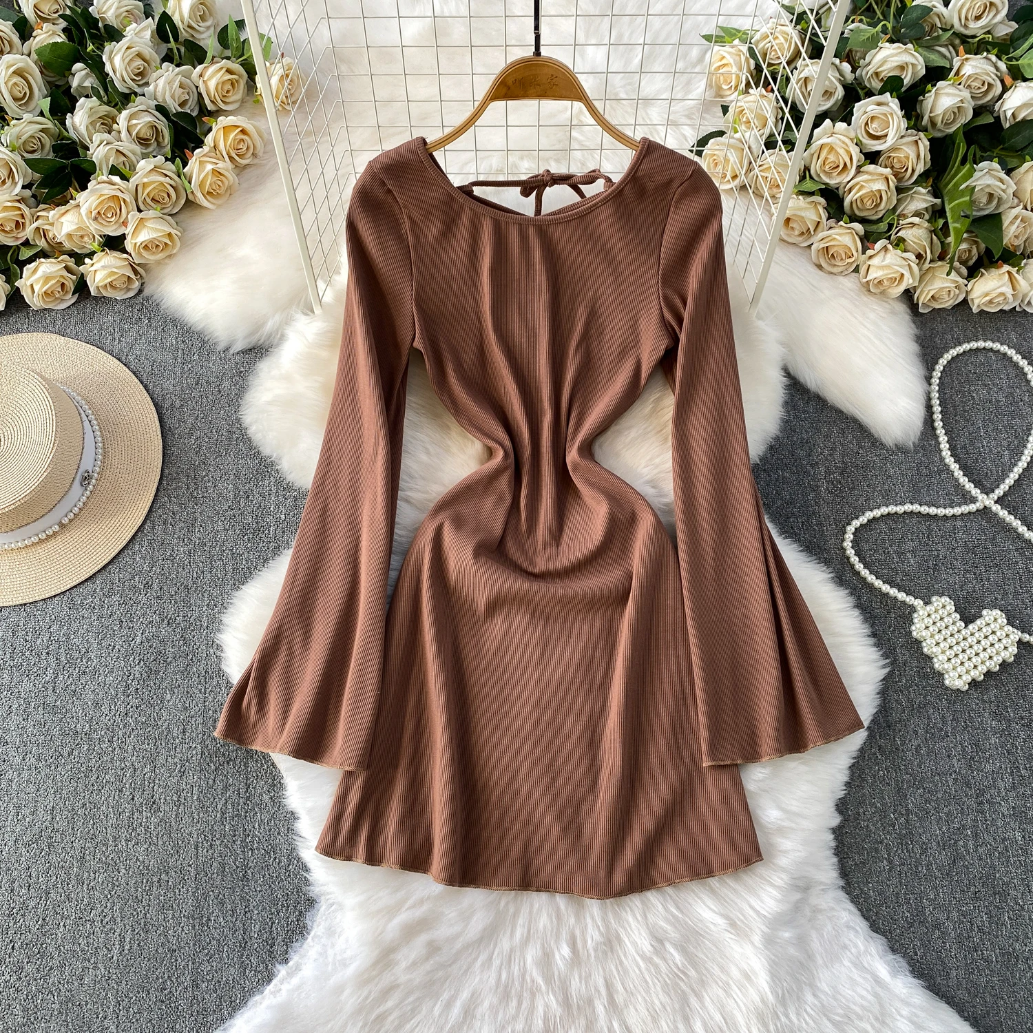 Vestido elegante y Sexy con ma - Winter Clothing H&M reseña y precio