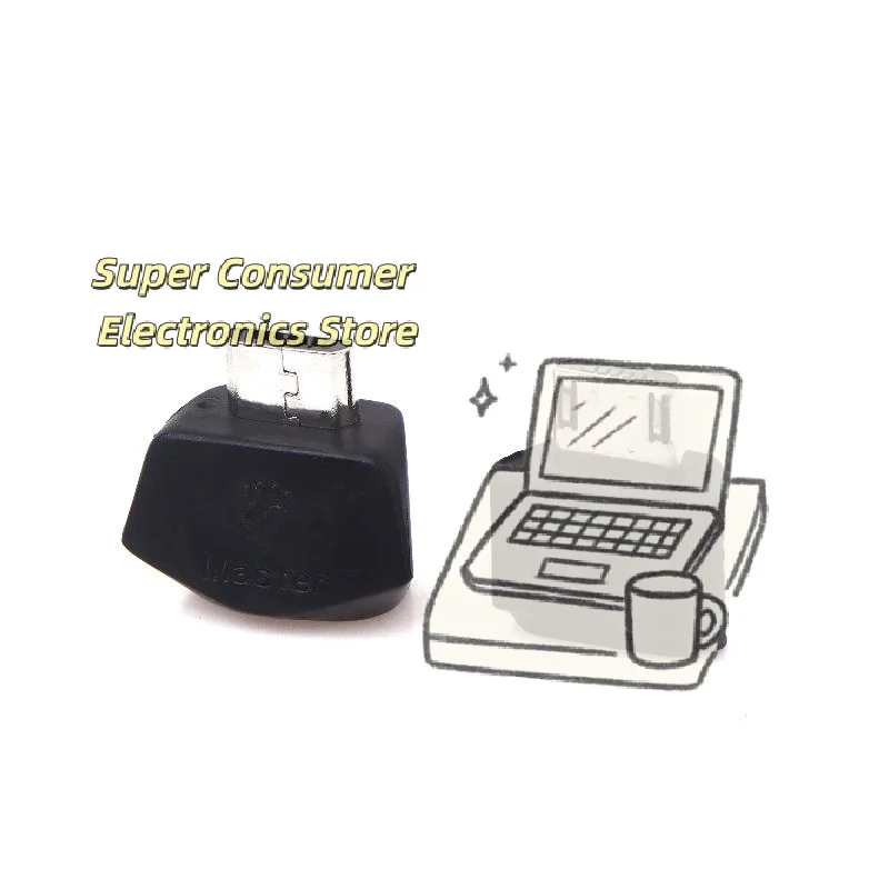 G502/Master Wireless Mouse Micro USB to Type-C Adapter – OEM Charging Port Replacement, Converts to Modern USB-C