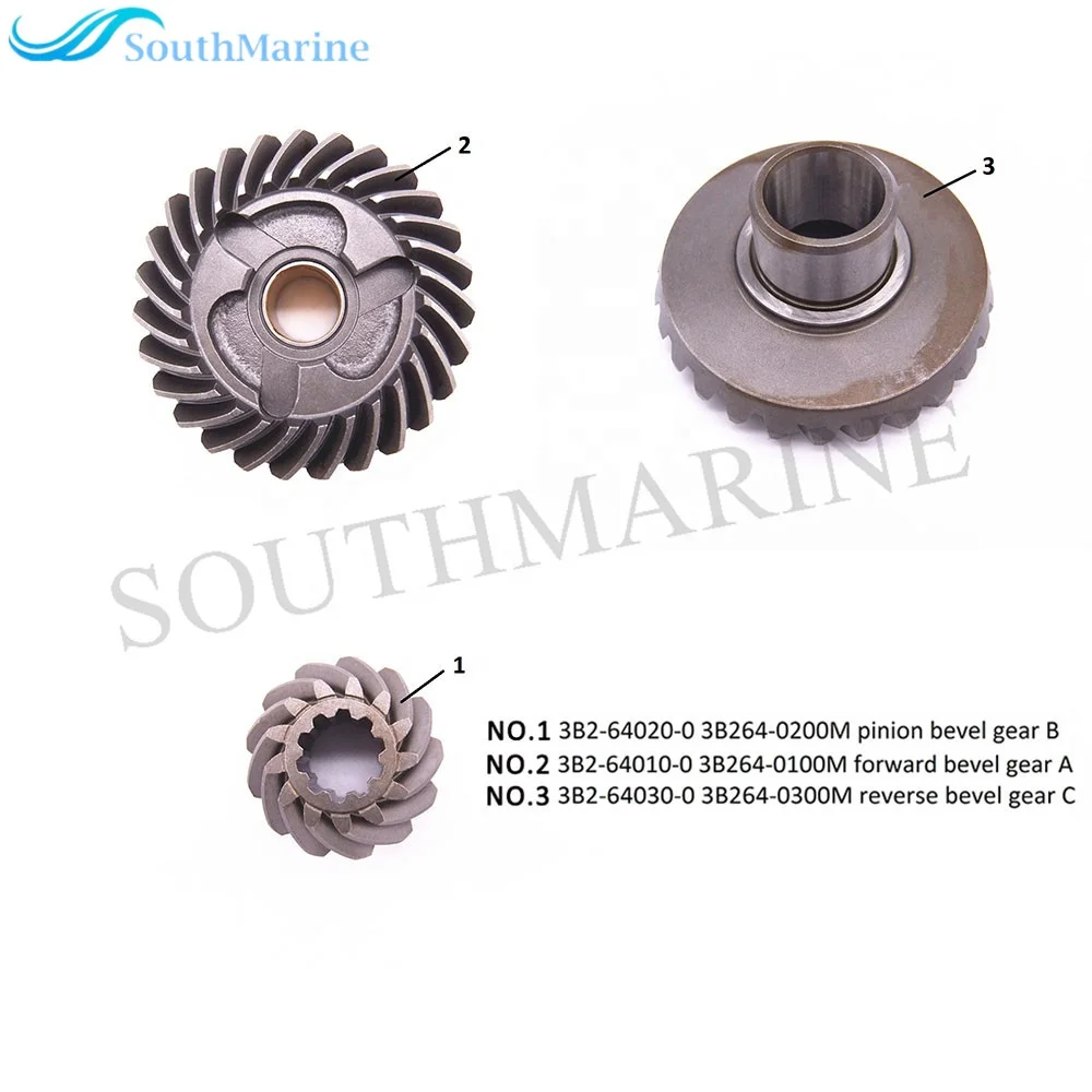 Boat Motor 5040511 & 5040512 & 5040513 Bevel Gear A&B&C for Evinrude Johnson OMC Outboard Engine 9.8HP