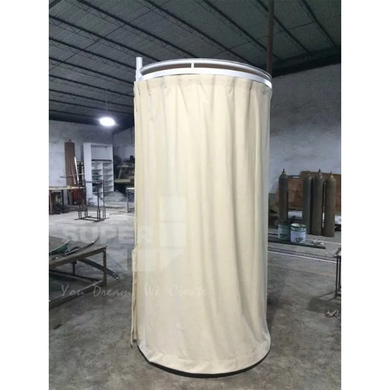 

Portable clothing store fitting room furniture specialty store fitting shop fitting system