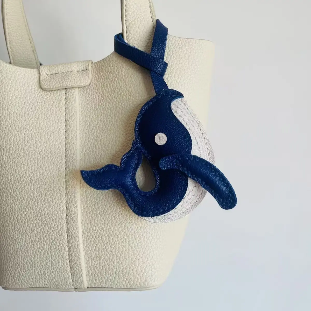 

Кожаный синий кит, милый кулон, изысканный кулон для домашнего декора, подарок