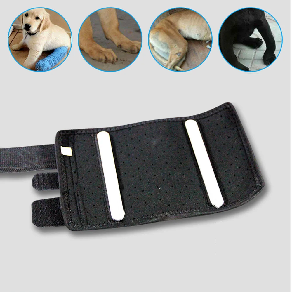 Dog Injurie Leg Knee Brace Strap Dog Fracture Fixation Splint Protect Joint Leg Guards Lying Hoof O-Leg Correction Cat Sprain