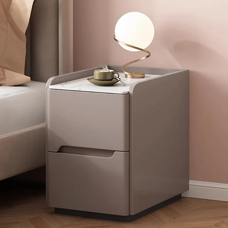 

Luxury Aesthetic Night Table European Vintage Storage Nordic Luxury Bedside Table Drawer Drawers Mesa De Noche Bedroom Furniture