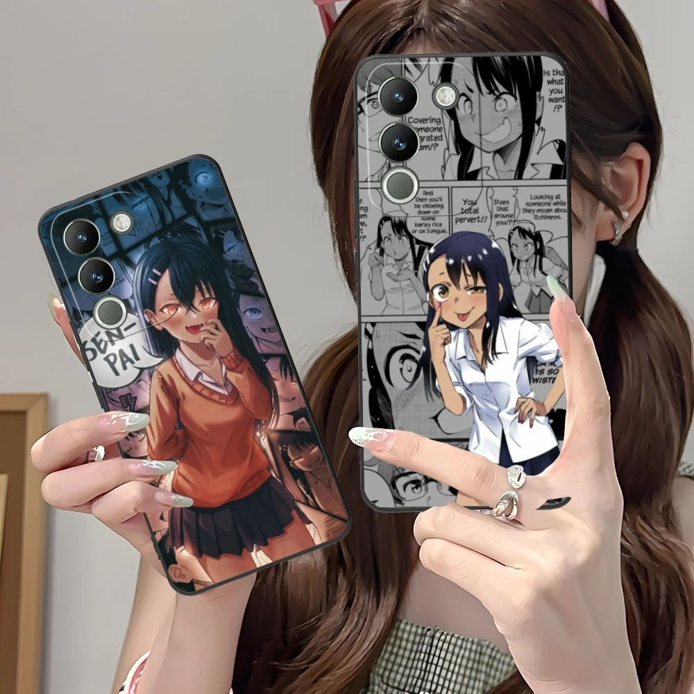 Hayase Nagatoro Anime Mobile Cell Phone Case for VIVO Y95 Y93 Y31 Y20 V19 V17 V15 Pro X60 NEX Black Soft Phone Cover Shell