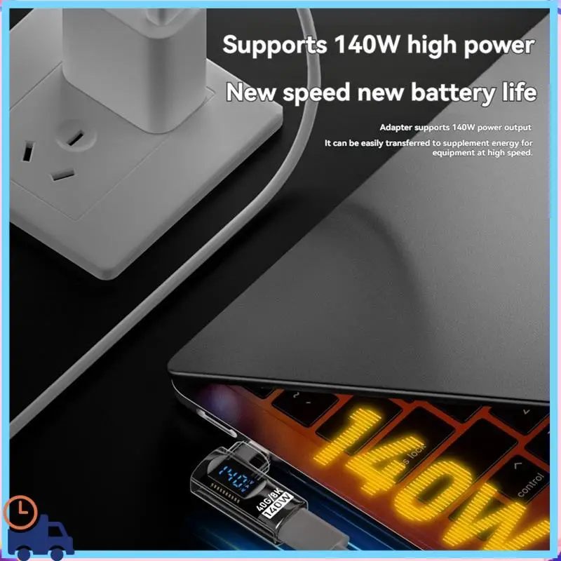 

Latest 90 Degree USB C Adapter Right Angle U Shape Type C Adapter 40Gbps Data Transfer PD 140W USB4.0 8K 60Hz Converter