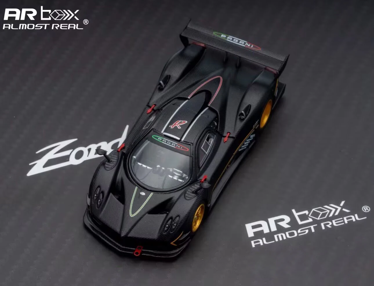 2025 HEC AR box 1:64 Pagani ZondaR S 63 E 750iL XJ X350 GR86 دييكاست سبيكة نموذج سيارة لعب الأطفال والهدايا #2