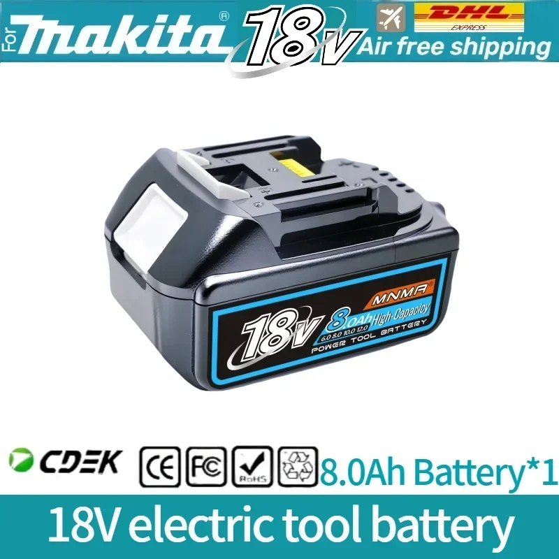 6AH 8AH 10AH 12AH Voor Makita 18V Batterij Power Tools Li-Ion Vervanging LXT BL1840 BL1850 voor 18V Schroevendraaier met BMS ✅ ? ?